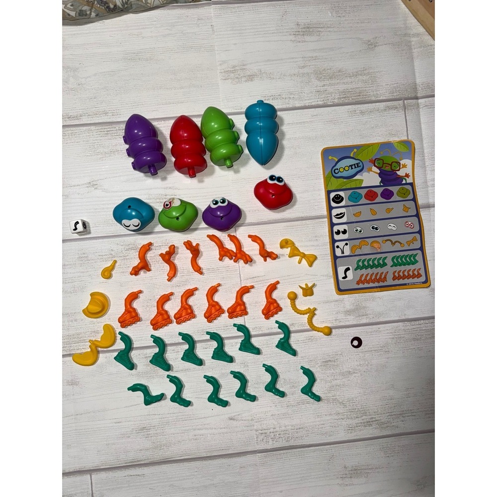 Hasbro‎ Cootie Game Replacement Parts Pieces 2016 Bodies Heads Legs Die Lot